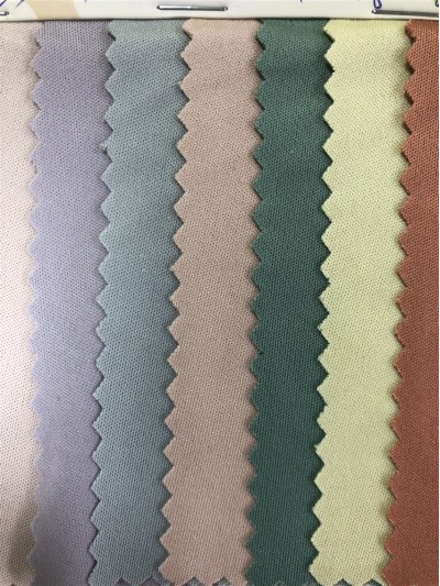 GZ-QF 50D牛奶絲  成份：全滌  克重：105-110g  超薄運動布  細節-2